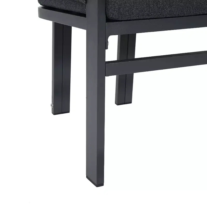 Christopher Knight Home Yuina Sedie da pranzo moderne da esterno in alluminio con cuscino (set da 2)