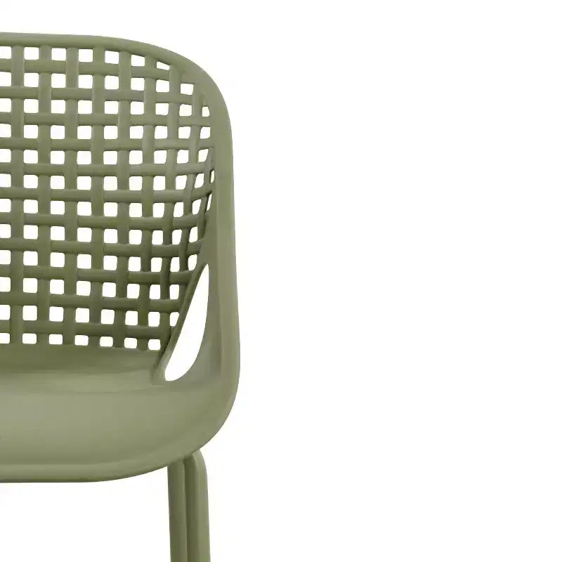 Christopher Knight Home Chaitanya Sedie moderne in ferro e plastica per patio (set da 2)