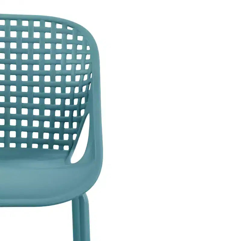 Christopher Knight Home Chaitanya Sedie moderne in ferro e plastica per patio (set da 2)