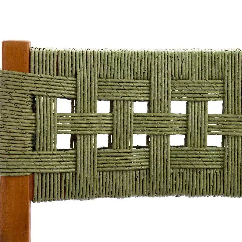 Christopher Knight Home Yolaine Chaise de salle à manger d'extérieur en acacia et rotin tressé (Lot de 2)