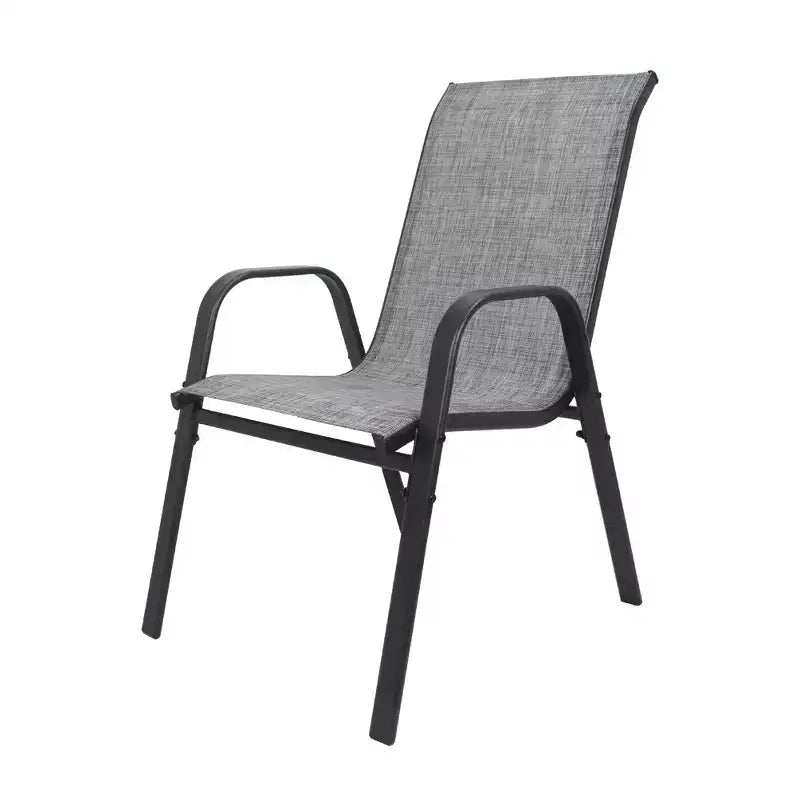 Set di 4 sedie da pranzo per esterni Whisen, sedie da patio robuste con seduta ampia ed ergonomica e tessuto impermeabile