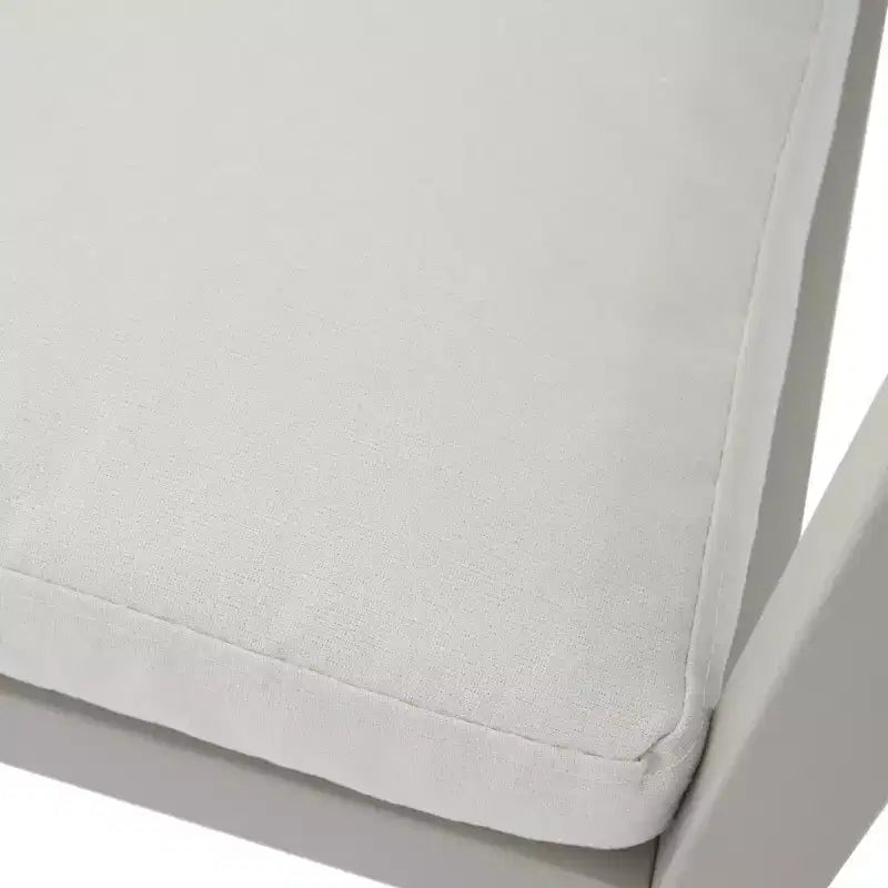 Set di 2 sedie da pranzo per esterni, poltrone da patio in vimini rattan con cuscini impermeabili, grigio+beige