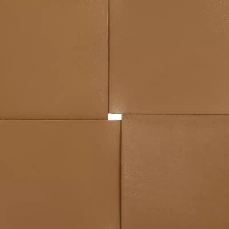 Pouf in pelle intrecciata - SFV1601