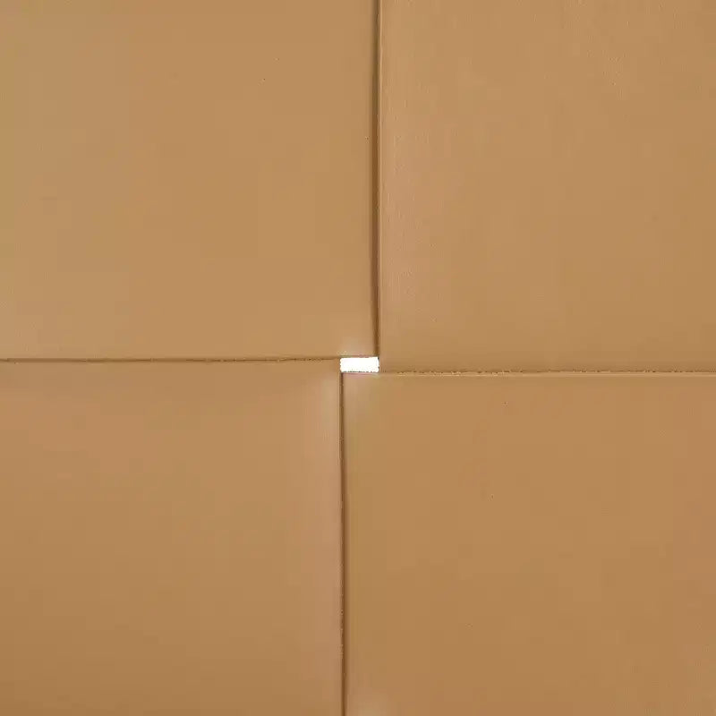 Pouf in pelle intrecciata - SFV1601