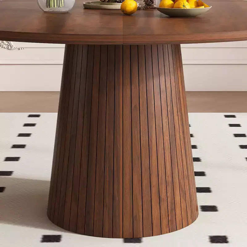 Set da pranzo in legno massello per 4 persone, set da tavolo e sedie da cucina da 5 pezzi con panca, set da pranzo in stile rustico