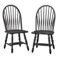 Lifestorey Set of 2 Kingsley Farmhouse Big Windsor Dining Chair