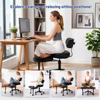 Sedia Ergonomica da Meditazione e Ufficio a Gambe Incrociate - Girevole a 360°, Altezza Regolabile, Seduta Multipoasitione