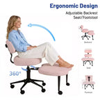 Sedia Ergonomica da Meditazione e Ufficio a Gambe Incrociate - Girevole a 360°, Altezza Regolabile, Seduta Multipoasitione