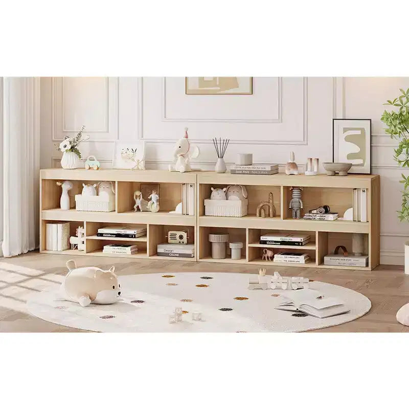 Mobile contenitore per giocattoli per bambini con 5 scomparti, organizer per giocattoli con cassetto, libreria e mobiletto per giocattoli per sala giochi, camera da letto, cameretta dei bambini, aula