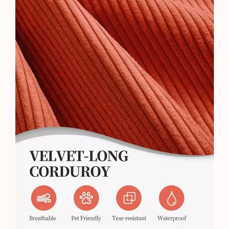 79 Divano Letto Sezionale Modulare Convertibile, Divano da Terra Pudding, Letto Comprimibile per Soggiorno Camera da Letto, Arancione