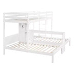 Letto a castello singolo su singolo e letto a castello singolo con scrivania integrata, libreria e luci