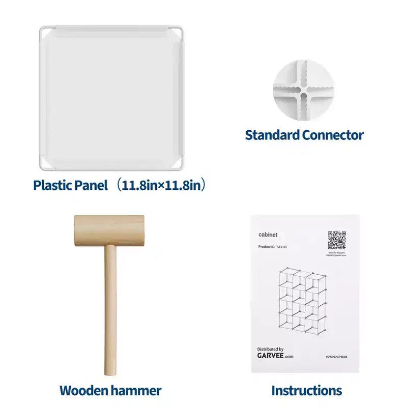 Organizzatore portaoggetti a 12 cubi, scaffali impilabili in PVC fai da te, guardaroba e libreria versatili per camera da letto/soggiorno/ufficio
