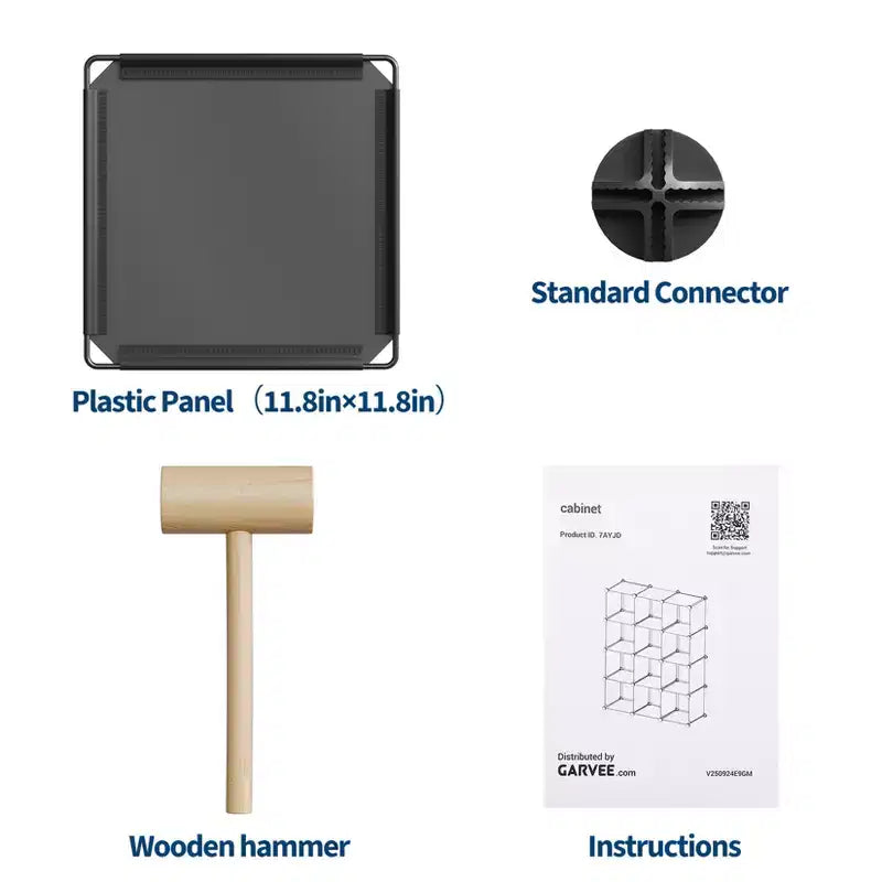 Organizzatore portaoggetti a 12 cubi, scaffali impilabili in PVC fai da te, guardaroba e libreria versatili per camera da letto/soggiorno/ufficio