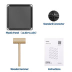 Organizzatore portaoggetti a 12 cubi, scaffali impilabili in PVC fai da te, guardaroba e libreria versatili per camera da letto/soggiorno/ufficio