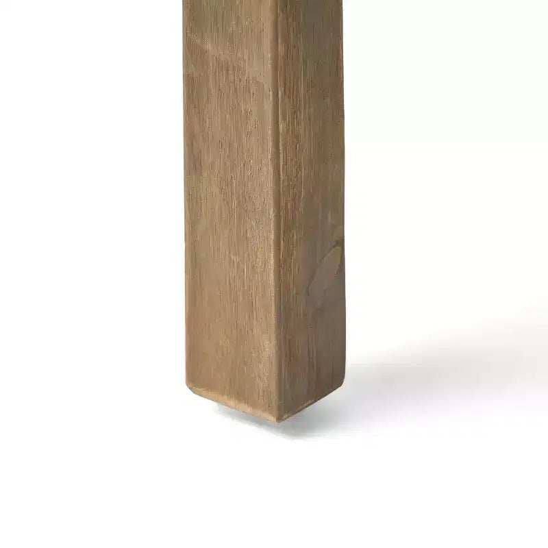 Set di 2 sedie da pranzo in legno per esterni con cuscini, resistenti alle intemperie, per patio