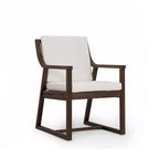 Ensemble de 2 chaises de salle à manger de patio, fauteuils d'extérieur en bois d'acacia avec coussins amovibles pour jardin, piscine, balcon - ModernLuxe