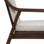 Ensemble de 2 chaises de salle à manger de patio, fauteuils d'extérieur en bois d'acacia avec coussins amovibles pour jardin, piscine, balcon - ModernLuxe