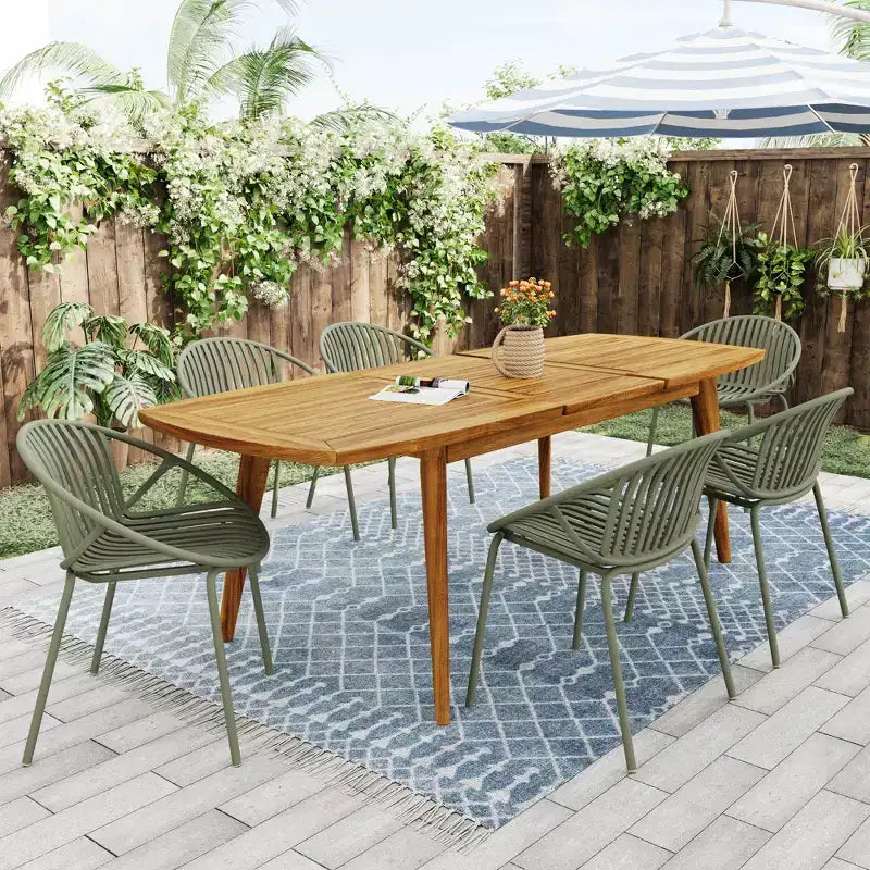 Set di 2 sedie da pranzo impilabili da giardino, seduta in PP traspirante e gambe in metallo, sedie moderne da esterno