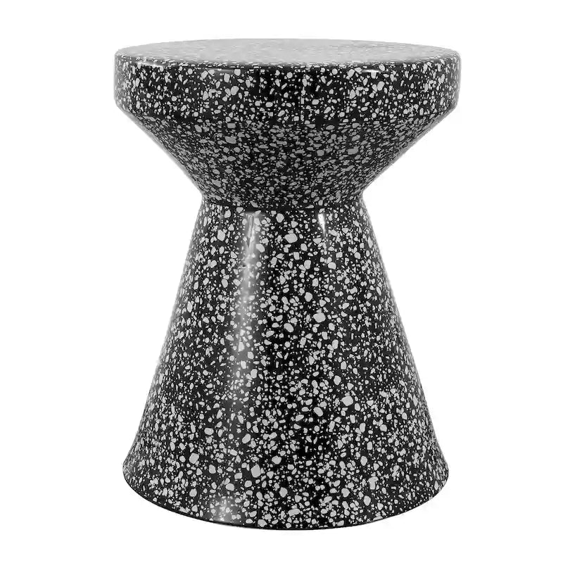 Tavolino d'appoggio da interno/esterno Indi 17.75 Modern Bohemian Terrazzo, di JONATHAN Y