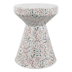Tavolino d'appoggio da interno/esterno Indi 17.75 Modern Bohemian Terrazzo, di JONATHAN Y