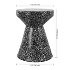 Tavolino d'appoggio da interno/esterno Indi 17.75 Modern Bohemian Terrazzo, di JONATHAN Y