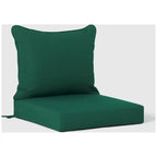 Polytrends Birchwood Divanetto da esterni per patio a due posti in HDPE, per tutte le stagioni, con seduta profonda e effetto teak (2 pezzi)