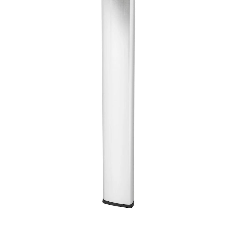 SAFAVIEH Wrangell Sedia impilabile con braccioli per interni ed esterni bianca (set da 2) - 22 larg. x 23 prof. x 28 alt.