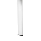 SAFAVIEH Wrangell Sedia impilabile con braccioli per interni ed esterni bianca (set da 2) - 22 larg. x 23 prof. x 28 alt.