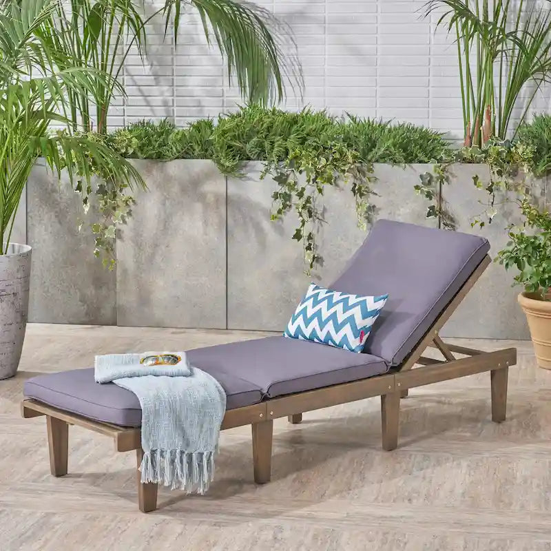 Sdraio Ariana Kd Wood con Cuscino