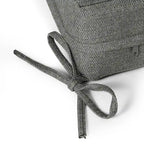 Polytrends Endless Patio, pouf-ottoman pour causeuse profonde avec cadre gris