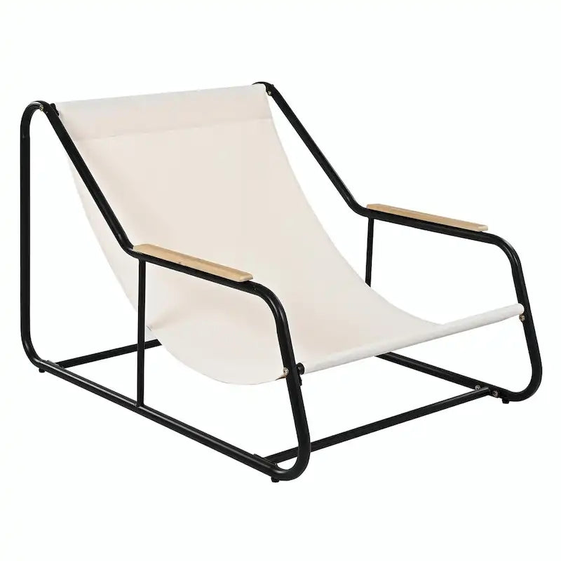 Ensemble de 3 chaises longues de piscine – Chaises longues d'extérieur avec table d'appoint en acacia