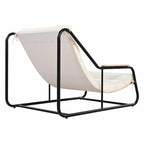 Ensemble de 3 chaises longues de piscine – Chaises longues d'extérieur avec table d'appoint en acacia