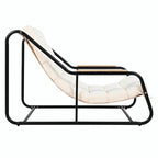 Ensemble de 3 chaises longues de piscine – Chaises longues d'extérieur avec table d'appoint en acacia