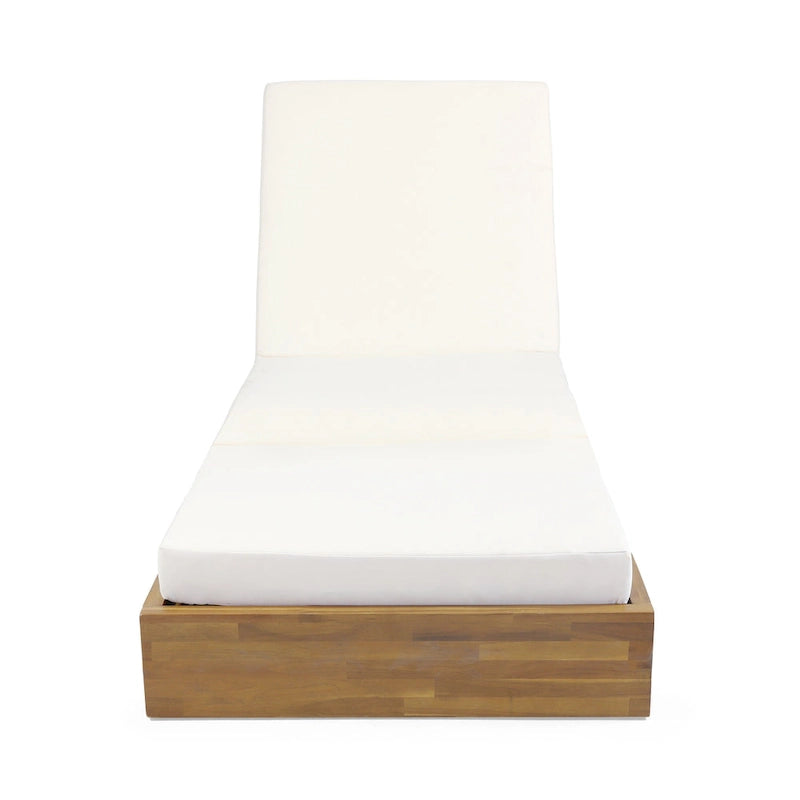 Set di 2 Chaise Lounge da esterno Christopher Knight Home Comfort