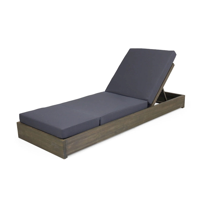 Set di 2 Chaise Lounge da esterno Christopher Knight Home Comfort