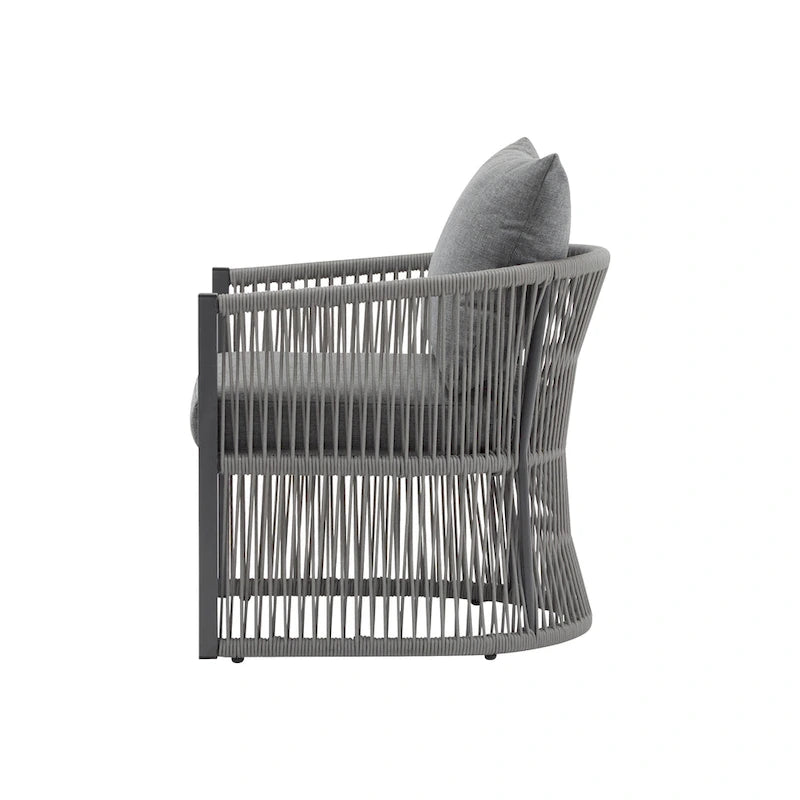 Chaise longue d'extérieur en aluminium Christopher Knight Home Elegance