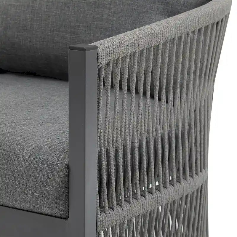 Chaise longue d'extérieur en aluminium Christopher Knight Home Elegance