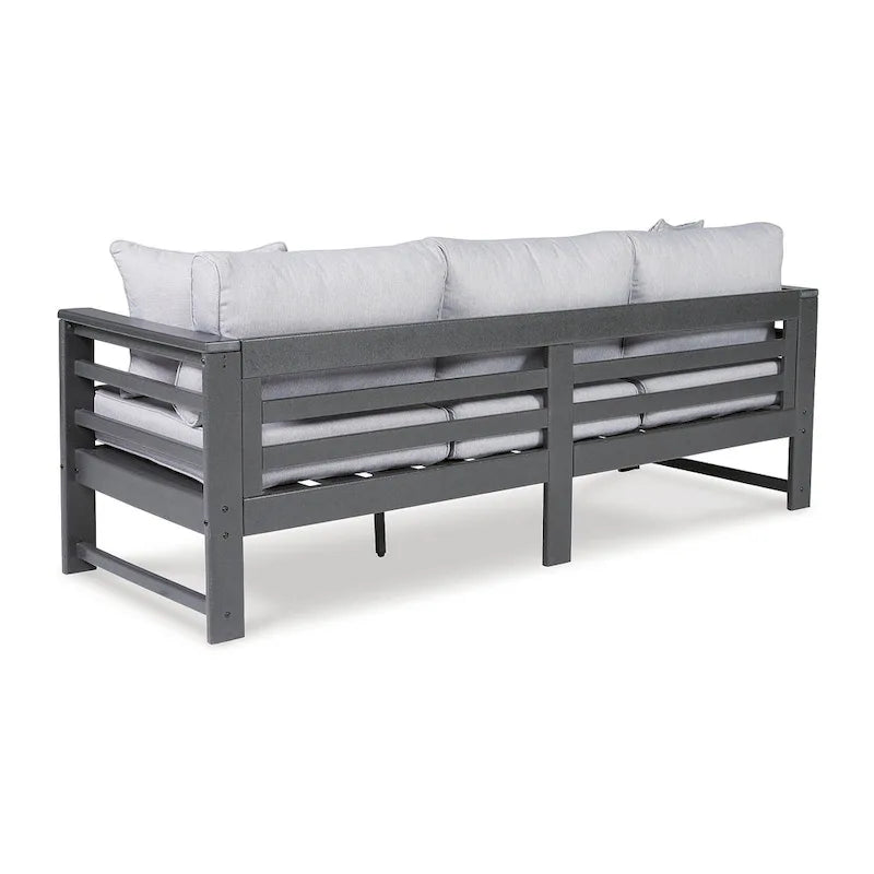 Signature Design by Ashley Amora Grey Ensemble de sièges d'extérieur 2 pièces - 79,25 L x 30,5 P x 33,25 H