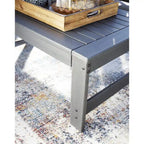 Signature Design by Ashley Amora Grey Ensemble de sièges d'extérieur 2 pièces - 79,25 L x 30,5 P x 33,25 H