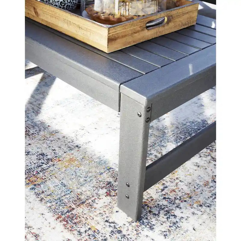 Signature Design by Ashley Amora Grey Ensemble de sièges d'extérieur 2 pièces - 79,25 L x 30,5 P x 33,25 H