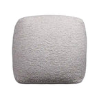 HomeRoots Pouf/Ottoman cubo da esterno 18 grigio in poliestere