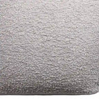 HomeRoots Pouf/Ottoman cubo da esterno 18 grigio in poliestere