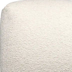 HomeRoots Pouf/Ottoman cubo da esterno 18 grigio in poliestere