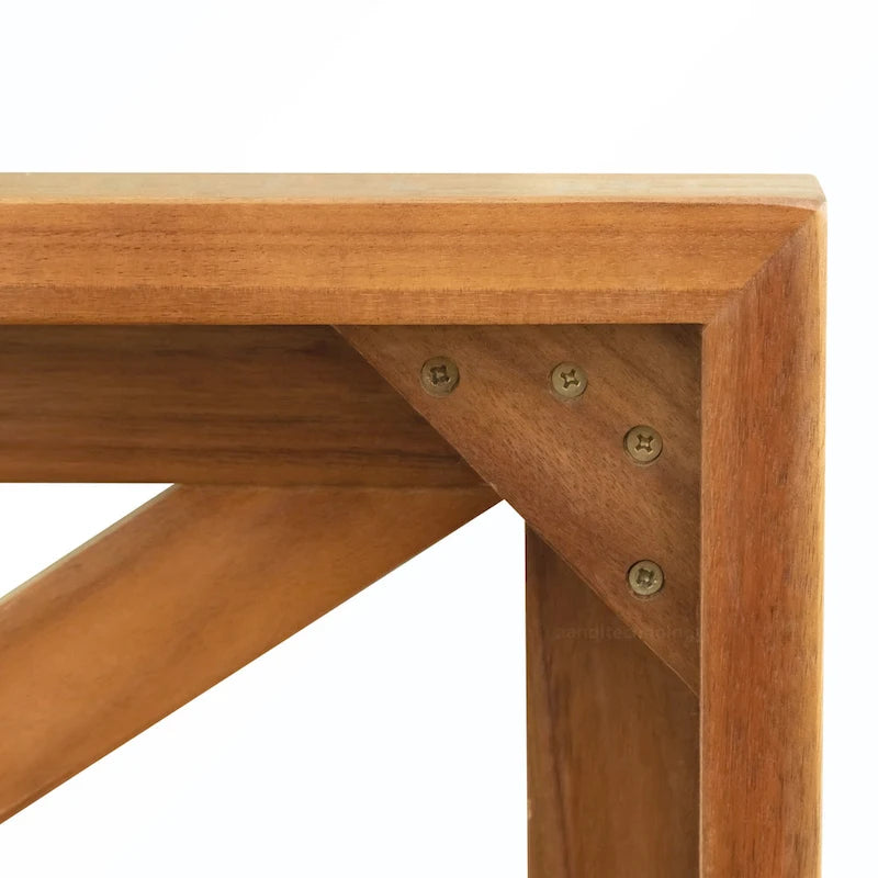 Divano componibile in legno da 5 pezzi con cuscini