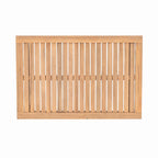 Set da esterno divano angolare a 4 pezzi in legno di acacia e corda