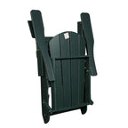 Sedia Adirondack Pieghevole, Robusto Legno Polietilene HDPE, Sedia da Esterno per Balcone, Portico, Patio, Prato, Cortile, Terrazzo, Giardino