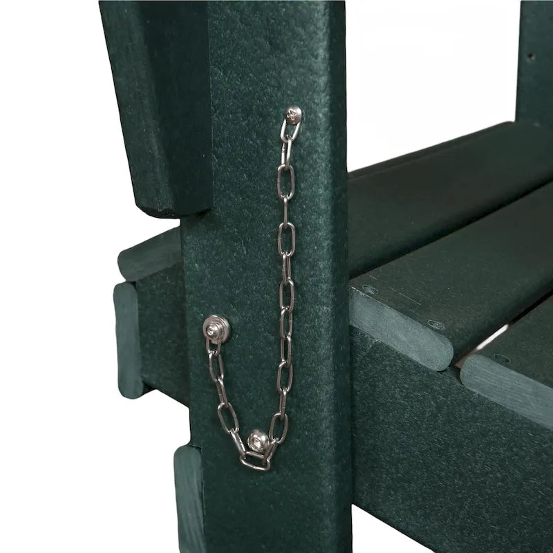 Sedia Adirondack Pieghevole, Robusto Legno Polietilene HDPE, Sedia da Esterno per Balcone, Portico, Patio, Prato, Cortile, Terrazzo, Giardino