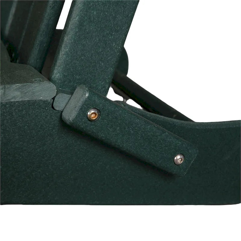 Sedia Adirondack Pieghevole, Robusto Legno Polietilene HDPE, Sedia da Esterno per Balcone, Portico, Patio, Prato, Cortile, Terrazzo, Giardino