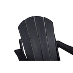Sedia Adirondack Pieghevole, Robusto Legno Polietilene HDPE, Sedia da Esterno per Balcone, Portico, Patio, Prato, Cortile, Terrazzo, Giardino