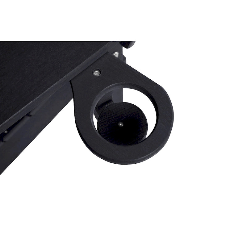 Sedia Adirondack Pieghevole, Robusto Legno Polietilene HDPE, Sedia da Esterno per Balcone, Portico, Patio, Prato, Cortile, Terrazzo, Giardino